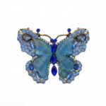 Brooch Klein Blue Butterfly Brooch
