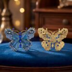 Brooch Klein Blue Butterfly Brooch