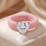 Ring Silicone Love Zircon Ring