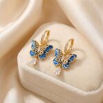 Earrings Blue Butterfly Earrings