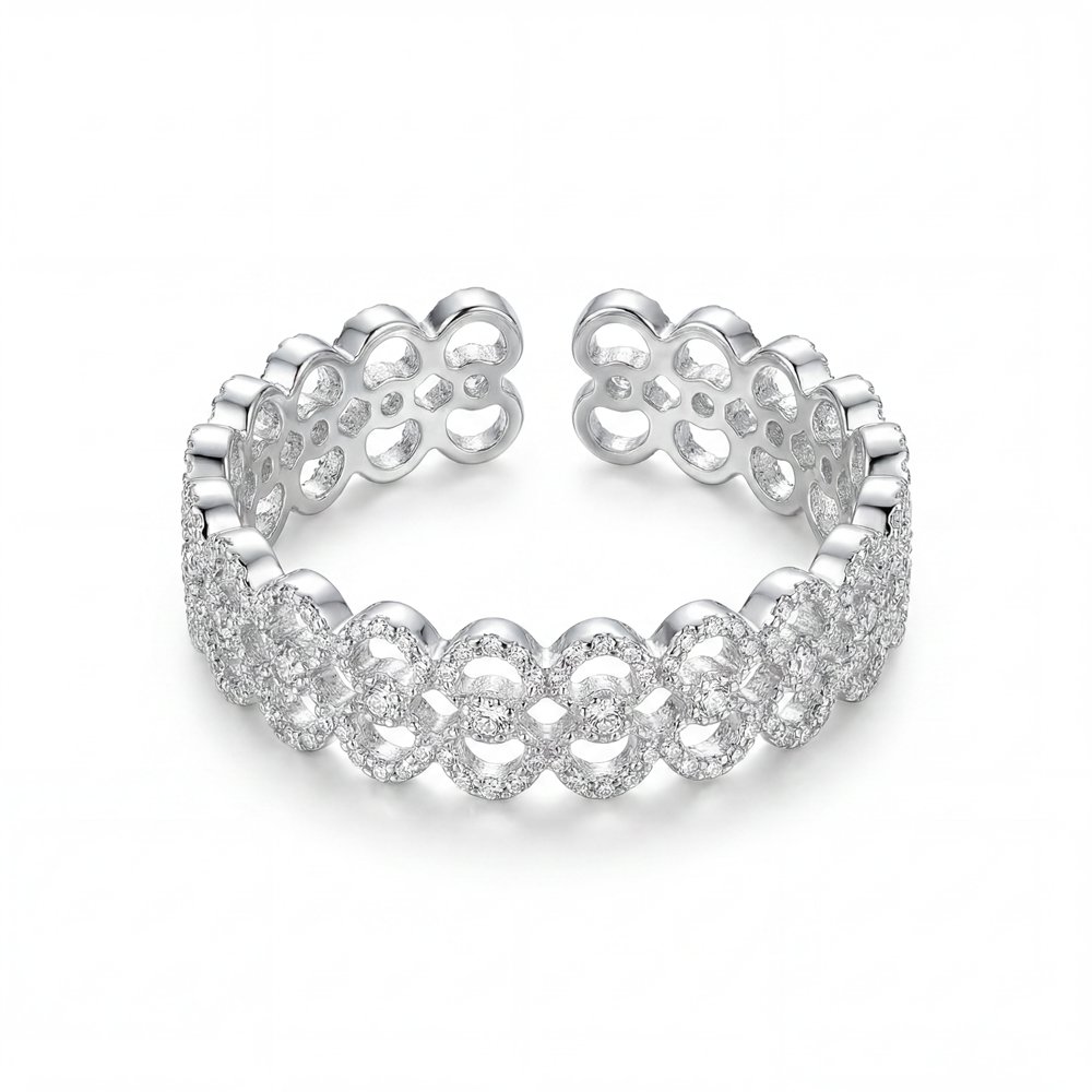 Ring Silver Hollow Ring
