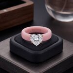 Ring Silicone Love Zircon Ring