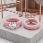 Ring Silicone Love Zircon Ring