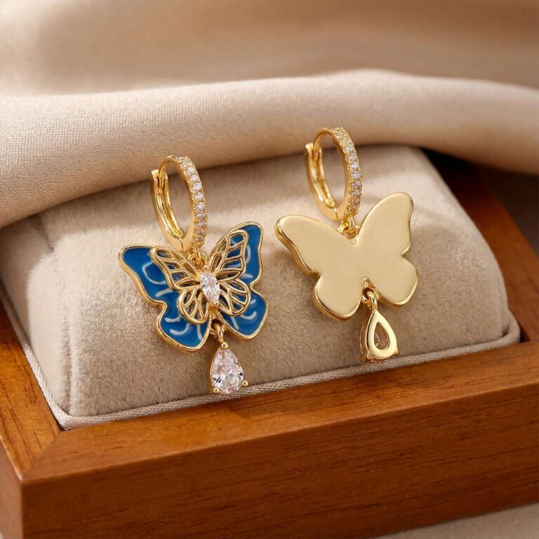 Earrings Blue Butterfly Earrings