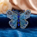Brooch Klein Blue Butterfly Brooch