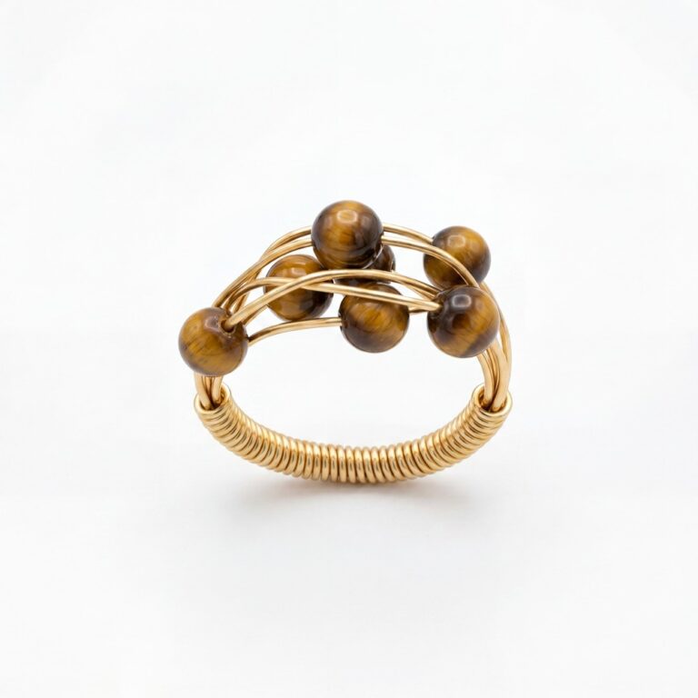 Ring Tiger Eye Stone Ring