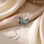 Necklace Green Butterfly Necklace